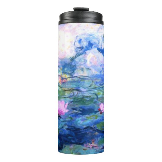 Bouteilles Isothermes Lys d'eau rose Monet (Devant)