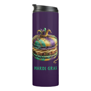Bouteilles Isothermes Macaron Royal Mardi Gras