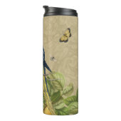 Bouteilles Isothermes Macaw Blue Jaune Tropical Jungle Antique (Tourné sur la droite)