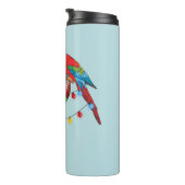 Bouteilles Isothermes Macaws Tropical Boire Du Vin (Tourné sur la droite)