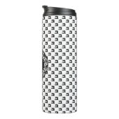 Bouteilles Isothermes Machine à coudre Motif avec Monogramme ・ Artisanat (Tourné sur la droite)