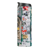BOUTEILLES ISOTHERMES MACHINE ATM AVEC GRAFFITI (Tourné sur la droite)