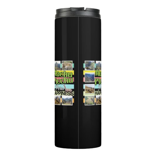 Bouteilles Isothermes Machu Picchu Pérou Bonheur (Dos)