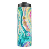 Bouteilles Isothermes Magic Marbling : Metallic Paint Design. (Devant)