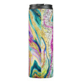 Bouteilles Isothermes Magic Marbling : Metallic Paint Design. (Dos)