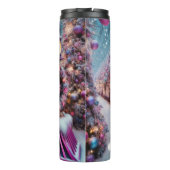 Bouteilles Isothermes Magical Pink Purple Christmas Train Wonderland (Dos)