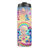 Bouteilles Isothermes Magique Unicorne et Dinosaure Aventure (Devant)