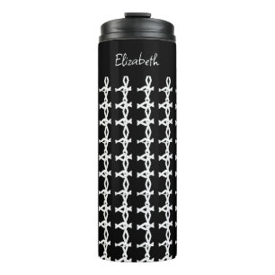 Bouteilles Isothermes Magnifique, minimaliste, noir et blanc Motif