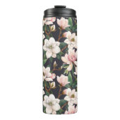 Bouteilles Isothermes Magnolias dessinés à la main : aquarelle transpare (Devant)