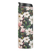 Bouteilles Isothermes Magnolias dessinés à la main : aquarelle transpare (Tourné sur la droite)