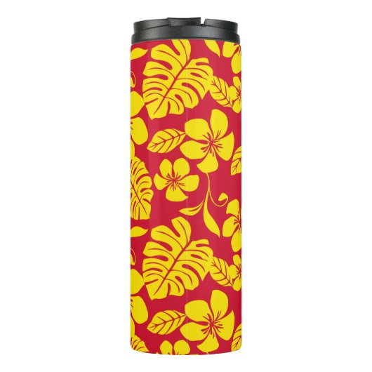 BOUTEILLES ISOTHERMES MAILLOT DE BAIN ROSE (ROUGE/OR) (Dos)