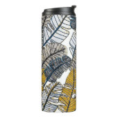 Bouteilles Isothermes Main tirée : Feuilles tropicaux (Tourné sur la gauche)