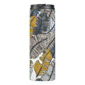 Bouteilles Isothermes Main tirée : Feuilles tropicaux (Dos)
