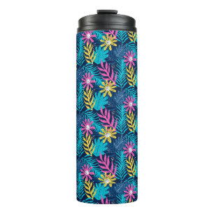 Bouteilles Isothermes Main Tirée Motif Abstrait Avec Plantes-86761