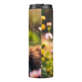 Bouteilles Isothermes Maine Coon Chat en Fleurs (Dos)