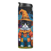 Bouteilles Isothermes Maine Coon Chats Citrouille Halloween Funny (Tourné sur la droite)