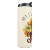 Bouteilles Isothermes Mais je pense que j'aime l'automne - Citrouille et (Tourné sur la gauche)