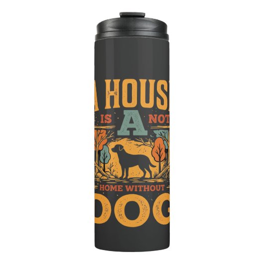 Bouteilles Isothermes Maison de chien vintage (Devant)