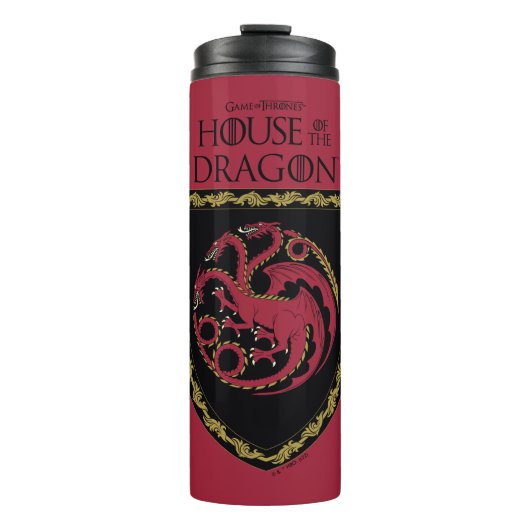 Bouteilles Isothermes MAISON DU DRAGON | Maison Targaryen Crest (Devant)