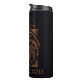 Bouteilles Isothermes MAISON DU DRAGON | Maison Targaryen Sigil (Tourné sur la droite)