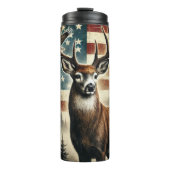 Bouteilles Isothermes Majesté des élans sous la lune rouge (Devant)