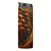 Bouteilles Isothermes Majestic Deer sous le drapeau américain (Tourné sur la droite)