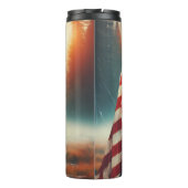 Bouteilles Isothermes Majestic Grizzly Oear Patriotisme Design (Dos)