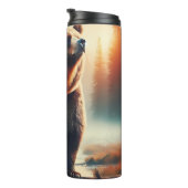 Bouteilles Isothermes Majestic Grizzly Oear Patriotisme Design (Tourné sur la droite)