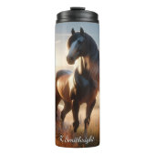 Bouteilles Isothermes Majestic Horse Golden Field Sunset (Devant)