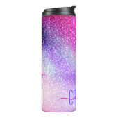 Bouteilles Isothermes Majestic rose violet Nebula Galaxy Parties scintil (Tourné sur la gauche)