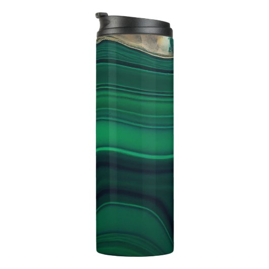 Bouteilles Isothermes Malachite Cu6CO3(OH)2 (Tourné sur la droite)