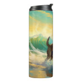 Bouteilles Isothermes Malinoi Beach Surf Peinture belge (Tourné sur la gauche)