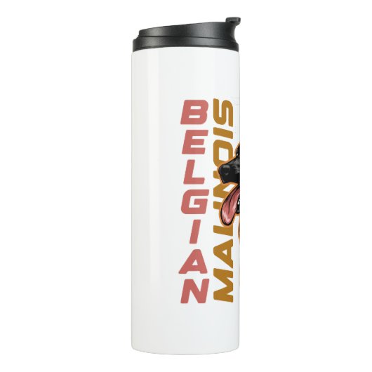 Bouteilles Isothermes Malinois belge (Tourné sur la gauche)