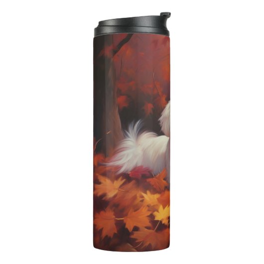 Bouteilles Isothermes Maltais en automne Feuilles automne Inspiration (Tourné sur la gauche)