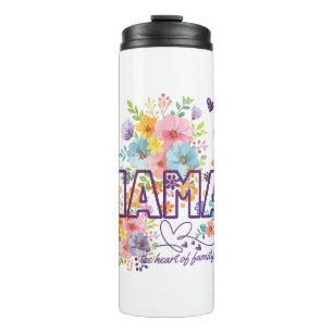 Bouteilles Isothermes Mama le cœur de la famille Design Tendance
