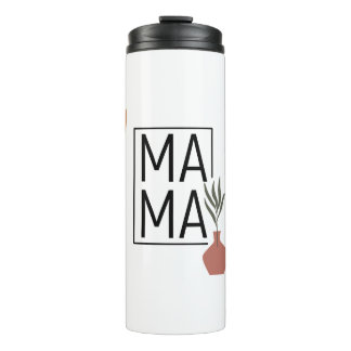 Bouteilles Isothermes Mama Tumbler, Boho Tumbler, Tumbler avec couvercle