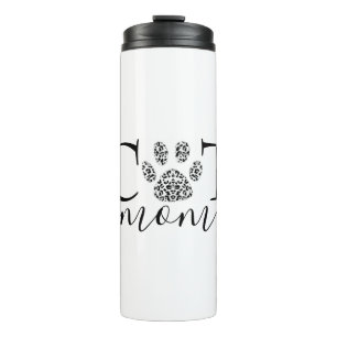 Bouteilles Isothermes Maman chat empreinte de patte