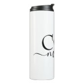 Bouteilles Isothermes Maman chat empreinte de patte  (Tourné sur la gauche)