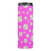 Bouteilles Isothermes Maman de baseball rose (Dos)