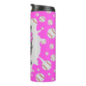 Bouteilles Isothermes Maman de baseball rose (Tourné sur la droite)