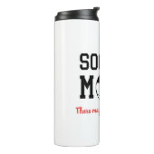 Bouteilles Isothermes Maman de football drôle (Tourné sur la gauche)