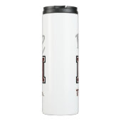 Bouteilles Isothermes Maman de football drôle (Dos)