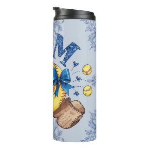 Bouteilles Isothermes Maman de softball - Style Vintage Fantaisiste