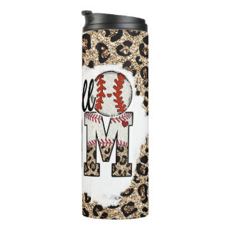 Bouteilles Isothermes Maman Empreinte de léopard de baseball Tumbler Spo