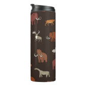 Bouteilles Isothermes Mammoth Era : Préhistorique Motif à thème. (Tourné sur la droite)