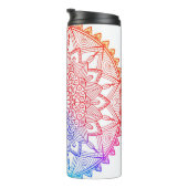 Bouteilles Isothermes Mandala Arc-en-Ciel (Tourné sur la droite)