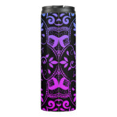 Bouteilles Isothermes Mandala bleu et violet (Dos)