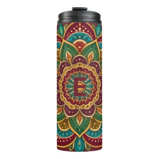 Bouteilles Isothermes Mandala Bohème Spirituel Coloré Hippie