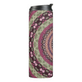 Bouteilles Isothermes Mandala cercle rond pastel pastel violet colo (Tourné sur la gauche)