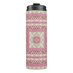 Bouteilles Isothermes Mandala cercle rond pastel pastel violet colo
